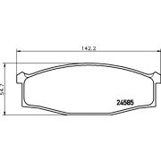 Слика 2 $на Комплет феродо, дискови кочници HELLA 8DB 355 013-721