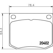 Слика 2 $на Комплет феродо, дискови кочници HELLA 8DB 355 017-381