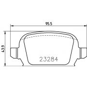 Слика 2 на комплет феродо, дискови кочници HELLA 8DB 355 018-641