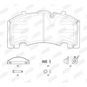 Слика 1 на комплет феродо, дискови кочници JURID 2926405390