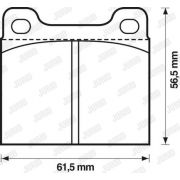 Слика 2 на комплет феродо, дискови кочници JURID 571279J
