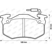 Слика 2 на комплет феродо, дискови кочници JURID 571331J