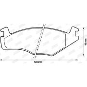 Слика 2 на комплет феродо, дискови кочници JURID 571848J