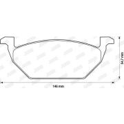 Слика 2 на комплет феродо, дискови кочници JURID 571985J