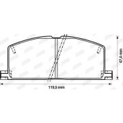 Слика 2 на комплет феродо, дискови кочници JURID 572255J