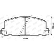 Слика 1 $на Комплет феродо, дискови кочници JURID 572258J