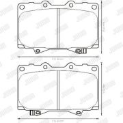 Слика 2 на комплет феродо, дискови кочници JURID 572528J