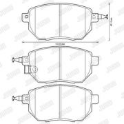 Слика 2 на комплет феродо, дискови кочници JURID 572649J