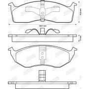 Слика 2 на комплет феродо, дискови кочници JURID 573072J