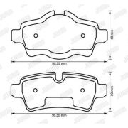 Слика 2 на комплет феродо, дискови кочници JURID 573200J