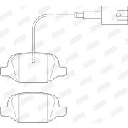Слика 1 $на Комплет феродо, дискови кочници JURID 573400J