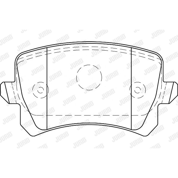 Слика на комплет феродо, дискови кочници JURID 573667J за VW Passat 6 Sedan (B6,3c2) 1.4 TSI EcoFuel - 150 коњи Бензин/Метан (CNG)