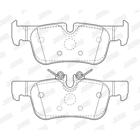 Слика на комплет феродо, дискови кочници JURID 573767J за Mini Clubman (F54) Cooper SD - 163 коњи дизел