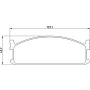 Слика 1 $на Комплет феродо, дискови кочници MAGNETI MARELLI 363700200337