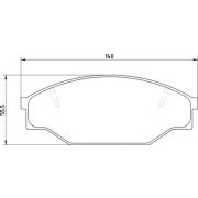 Слика 1 $на Комплет феродо, дискови кочници MAGNETI MARELLI 363710200331