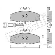 Слика 1 $на Комплет феродо, дискови кочници METELLI 22-0039-1