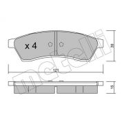 Слика 1 на комплет феродо, дискови кочници METELLI 22-0510-0