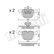 Слика 1 на комплет феродо, дискови кочници METELLI 22-0643-0