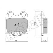 Слика 1 $на Комплет феродо, дискови кочници METELLI 22-0758-0