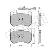 Слика 1 на комплет феродо, дискови кочници METELLI 22-0848-0