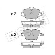 Слика 1 на комплет феродо, дискови кочници METELLI 22-1037-0