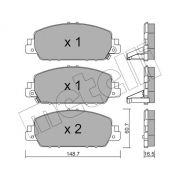 Слика 1 $на Комплет феродо, дискови кочници METELLI 22-1083-0