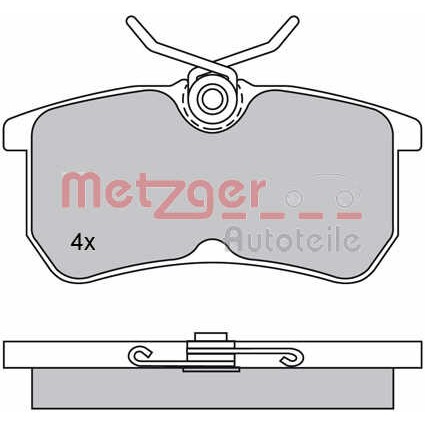 Слика на комплет феродо, дискови кочници METZGER 1170025 за Ford Focus Saloon (dfw) 2.0 16V - 131 коњи бензин