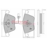 Слика 1 на комплет феродо, дискови кочници METZGER 1170099