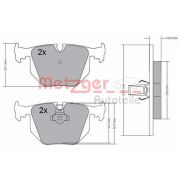 Слика 1 на комплет феродо, дискови кочници METZGER 1170121
