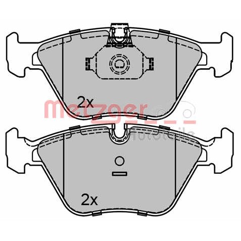 Слика на комплет феродо, дискови кочници METZGER 1170128 за BMW 3 Touring E46 330 d - 204 коњи дизел