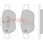 Слика 1 на комплет феродо, дискови кочници METZGER 1170161