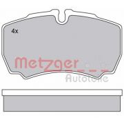 Слика 1 на комплет феродо, дискови кочници METZGER 1170226