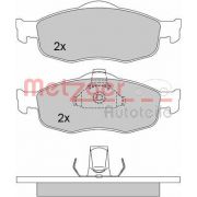 Слика 1 на комплет феродо, дискови кочници METZGER 1170273