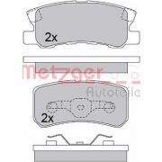 Слика 1 $на Комплет феродо, дискови кочници METZGER 1170323