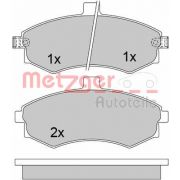 Слика 1 $на Комплет феродо, дискови кочници METZGER 1170506