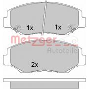 Слика 1 $на Комплет феродо, дискови кочници METZGER 1170507