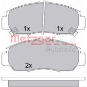 Слика 1 $на Комплет феродо, дискови кочници METZGER 1170536