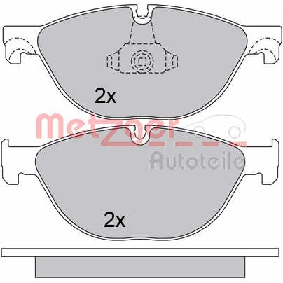 Слика на комплет феродо, дискови кочници METZGER 1170564 за BMW 7 Series F 730 d  xDrive - 258 коњи дизел