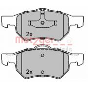 Слика 1 $на Комплет феродо, дискови кочници METZGER 1170756