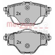 Слика 1 на комплет феродо, дискови кочници METZGER 1170794