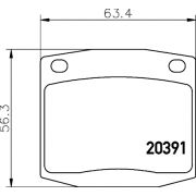 Слика 1 $на Комплет феродо, дискови кочници MINTEX MDB1097