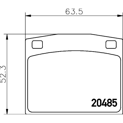 Слика на Комплет феродо, дискови кочници MINTEX MDB1106