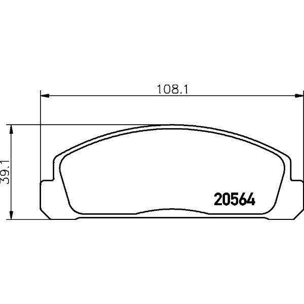 Слика на Комплет феродо, дискови кочници MINTEX MDB1122