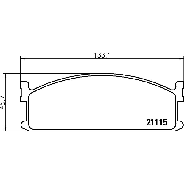 Слика на Комплет феродо, дискови кочници MINTEX MDB1310