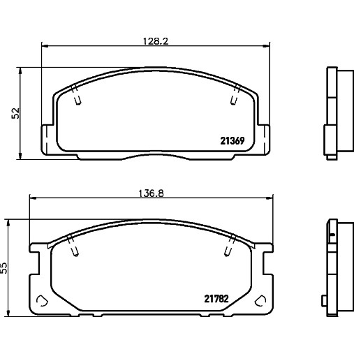 Слика на Комплет феродо, дискови кочници MINTEX MDB1465