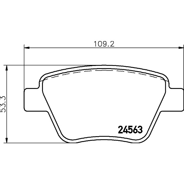 Слика на комплет феродо, дискови кочници MINTEX MDB2972 за VW Caddy 3 Box 2.0 TDI 16V 4motion - 140 коњи дизел