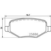 Слика 1 $на Комплет феродо, дискови кочници MINTEX MDB3841