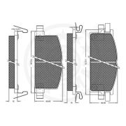 Слика 3 $на Комплет феродо, дискови кочници OPTIMAL 9317