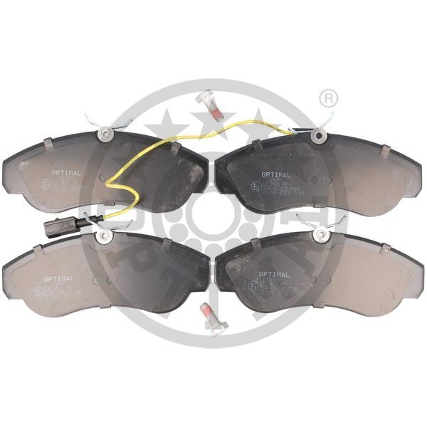 Слика на комплет феродо, дискови кочници OPTIMAL BP-10489 за Fiat Ducato BOX 230L 2.5 TDI 4x4 - 116 коњи дизел