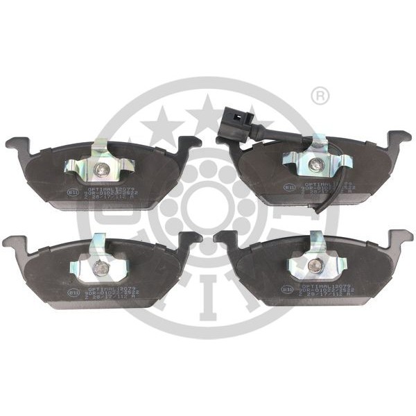 Слика на комплет феродо, дискови кочници OPTIMAL BP-12079 за VW Jetta 4 Estate (1J6) 1.6 16V - 105 коњи бензин